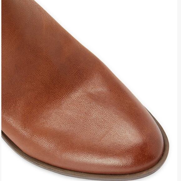 Lucky Brand Badhie Leather Ankle Cognac Boot Size 9 - Picture 5 of 14